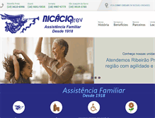 Tablet Screenshot of funerarianicacio.com.br